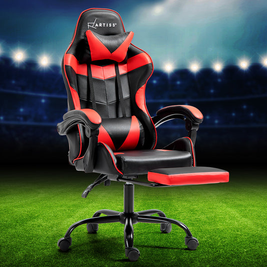 Spyro Office Chair Gaming Computer Executive Chairs Racing Seat Recliner - Red