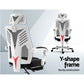 Gaming Office Chair Computer Desk Chair Home Work Recliner - Black & White