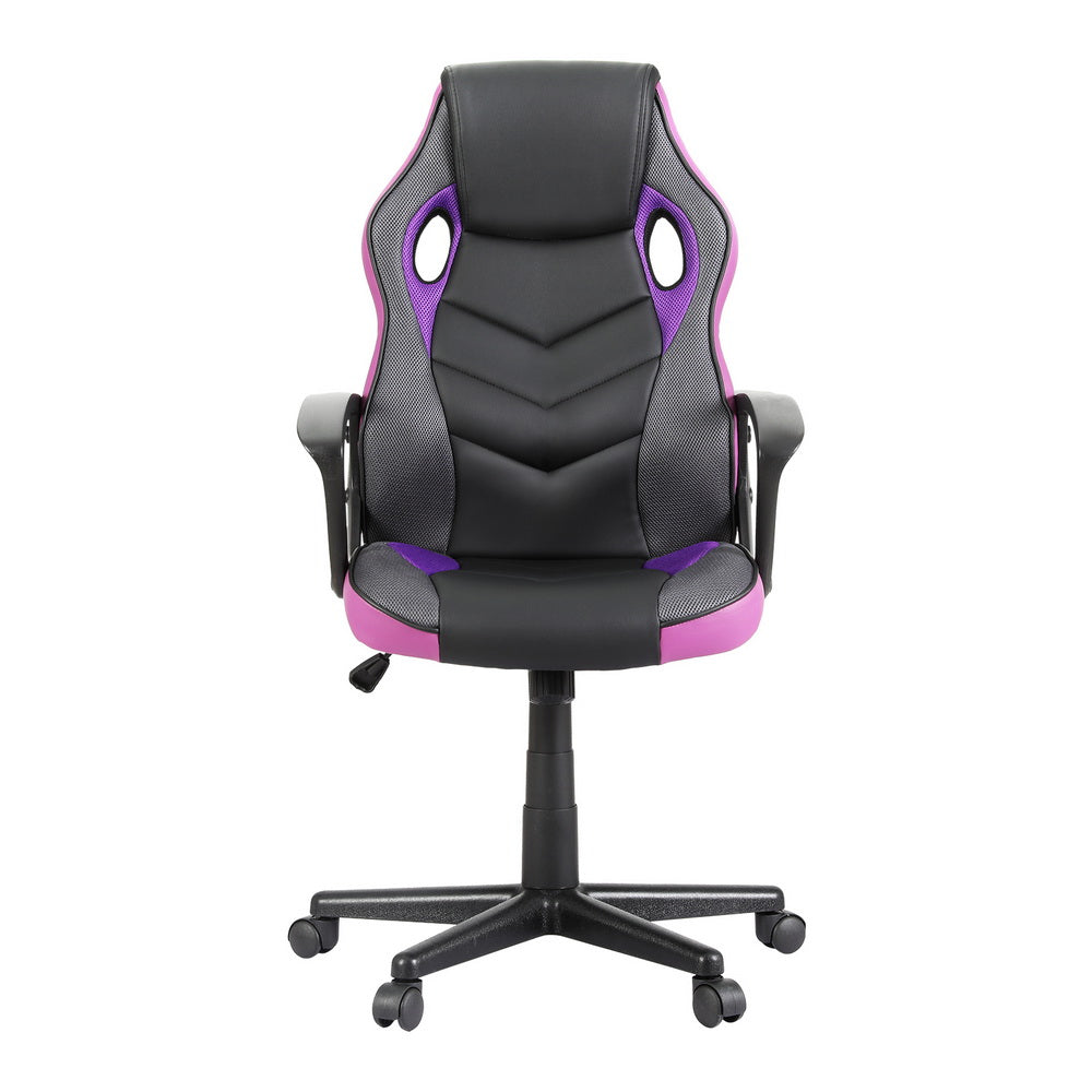 Garrus Gaming Office Chair Office Chair Computer Chairs - Purple & Black