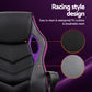Garrus Gaming Office Chair Office Chair Computer Chairs - Purple & Black