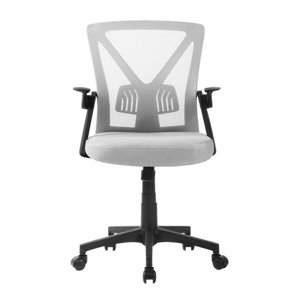 Duke Executive Gaming Office Chair Computer Study Mesh Seat Tilt - Grey