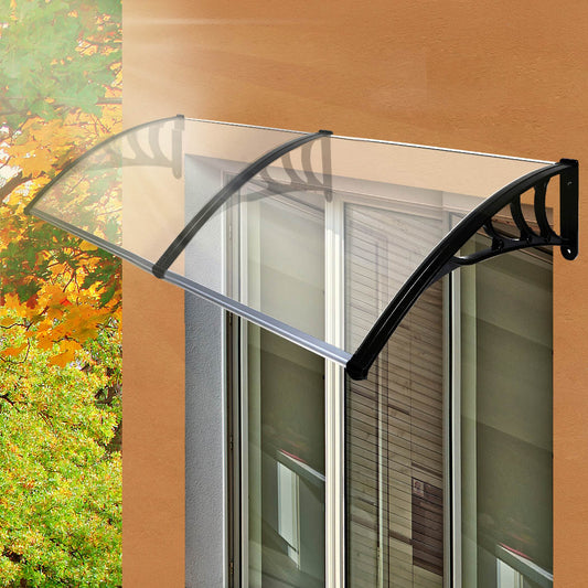 Door Window Awning Outdoor Canopy UV Patio Sun Shield Rain Cover DIY 1Mx2.4M