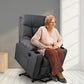 Medea Recliner Chair Electric Lift Chair Armchair Lounge Fabric USB Charge - Grey