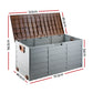 290L Outdoor Storage Box - Brown and Grey