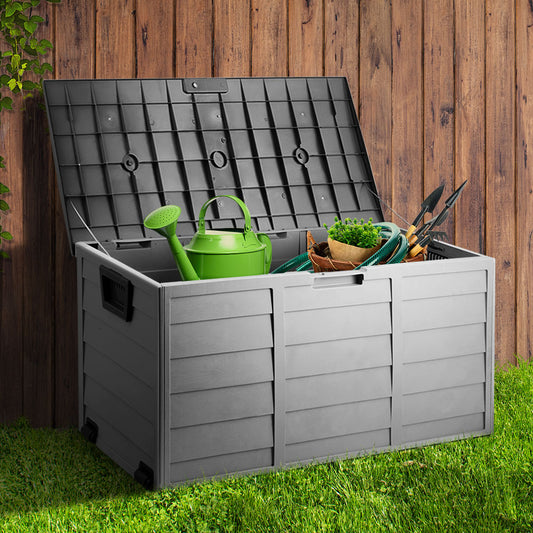 290L Outdoor Storage Box - Grey
