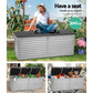 Outdoor Storage Box Bench Seat 390L