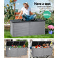 Outdoor Storage Box 490L Bench Seat Indoor Garden Toy Tool Sheds Chest