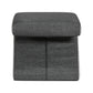 Arrow Ottoman Foot Stool Fabric Foot Rest Footstool Padded Seat Grey