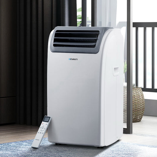 Portable Air Conditioner Cooling Mobile Fan Cooler Dehumidifier Window Kit White 3300W