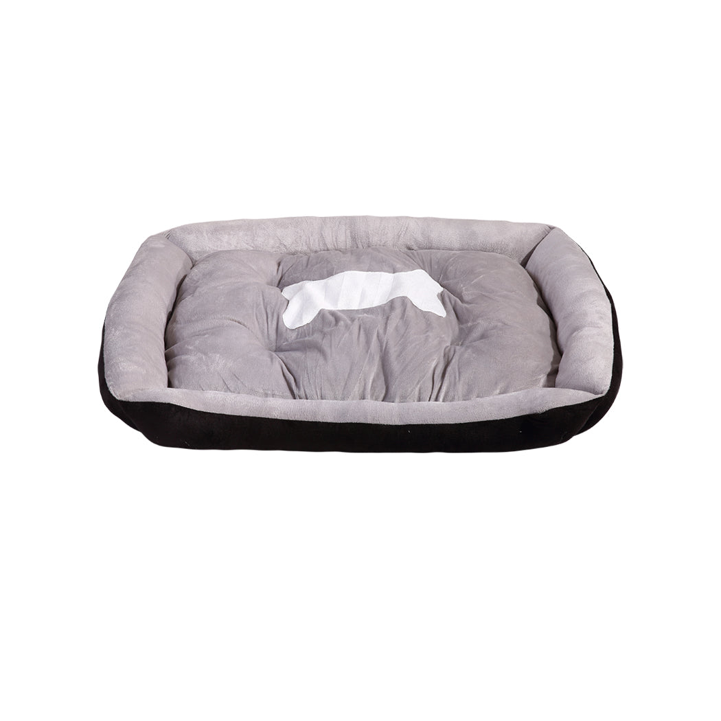 Broholmer Dog Beds Pet Mattress Cushion Soft Pad Mats - Black MEDIUM