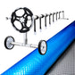Pool Cover Roller Swimming Pools Covers Wheel Solar Blanket 10.5x4.2M
