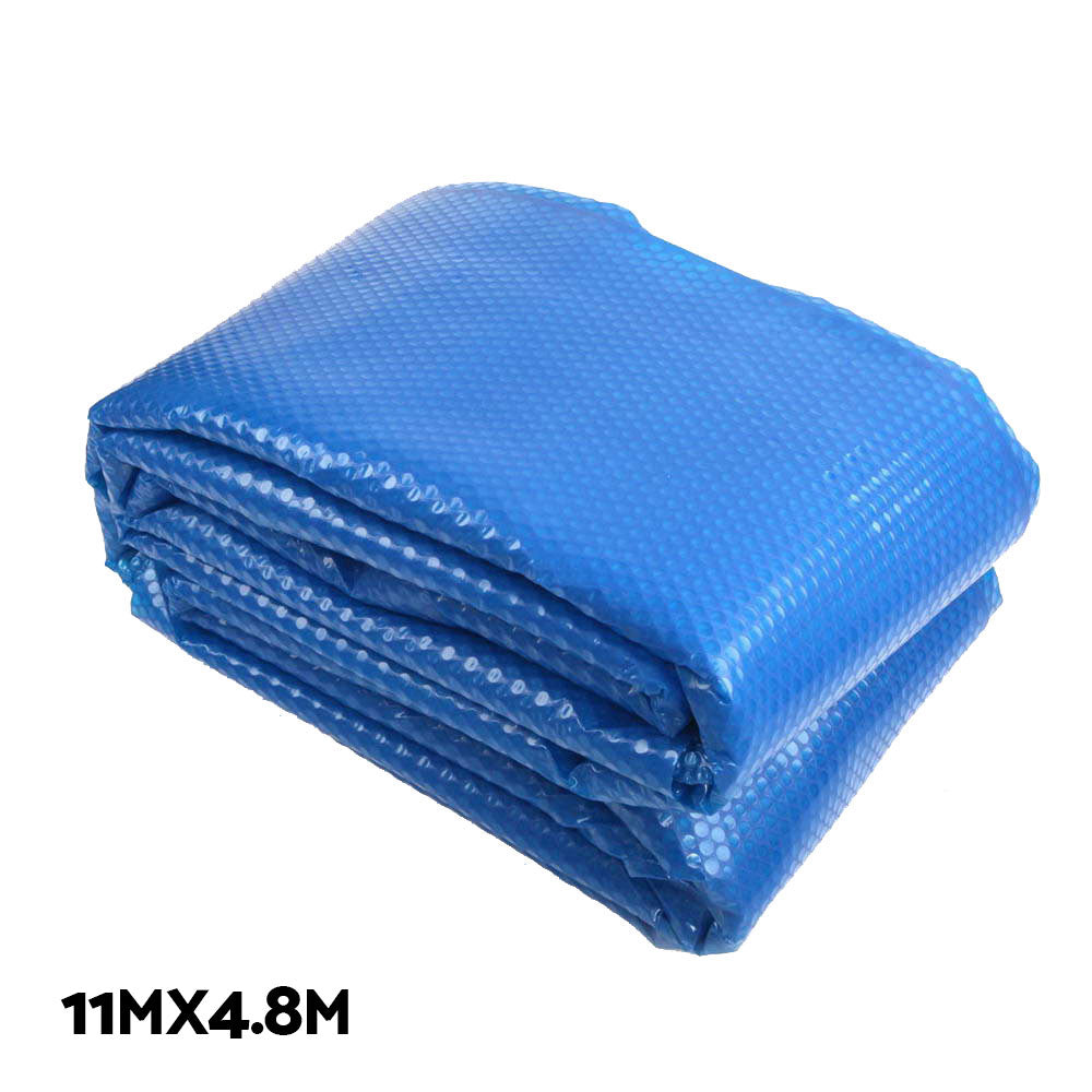 Pool Cover Roller 500 Micron Solar Blanket Swimming Bubble 11mx4.8m