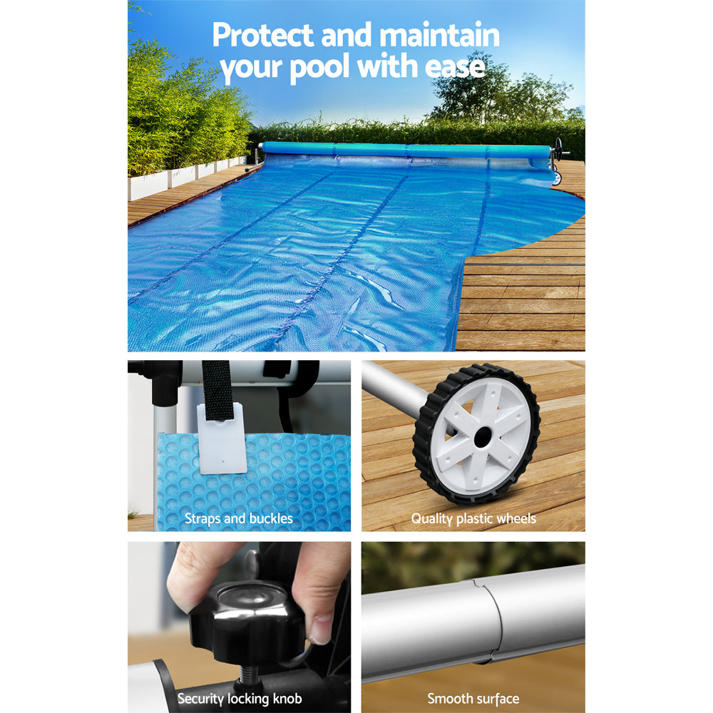 4.5m Swimming Pool Cover Roller Reel Adjustable Solar Thermal Blanket