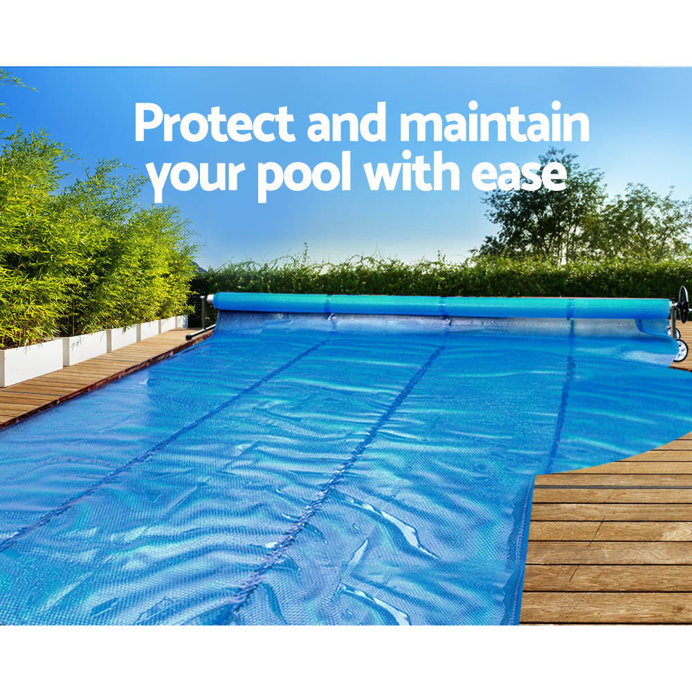 5.72m Swimming Pool Cover Roller Reel Adjustable Solar Thermal Blanket