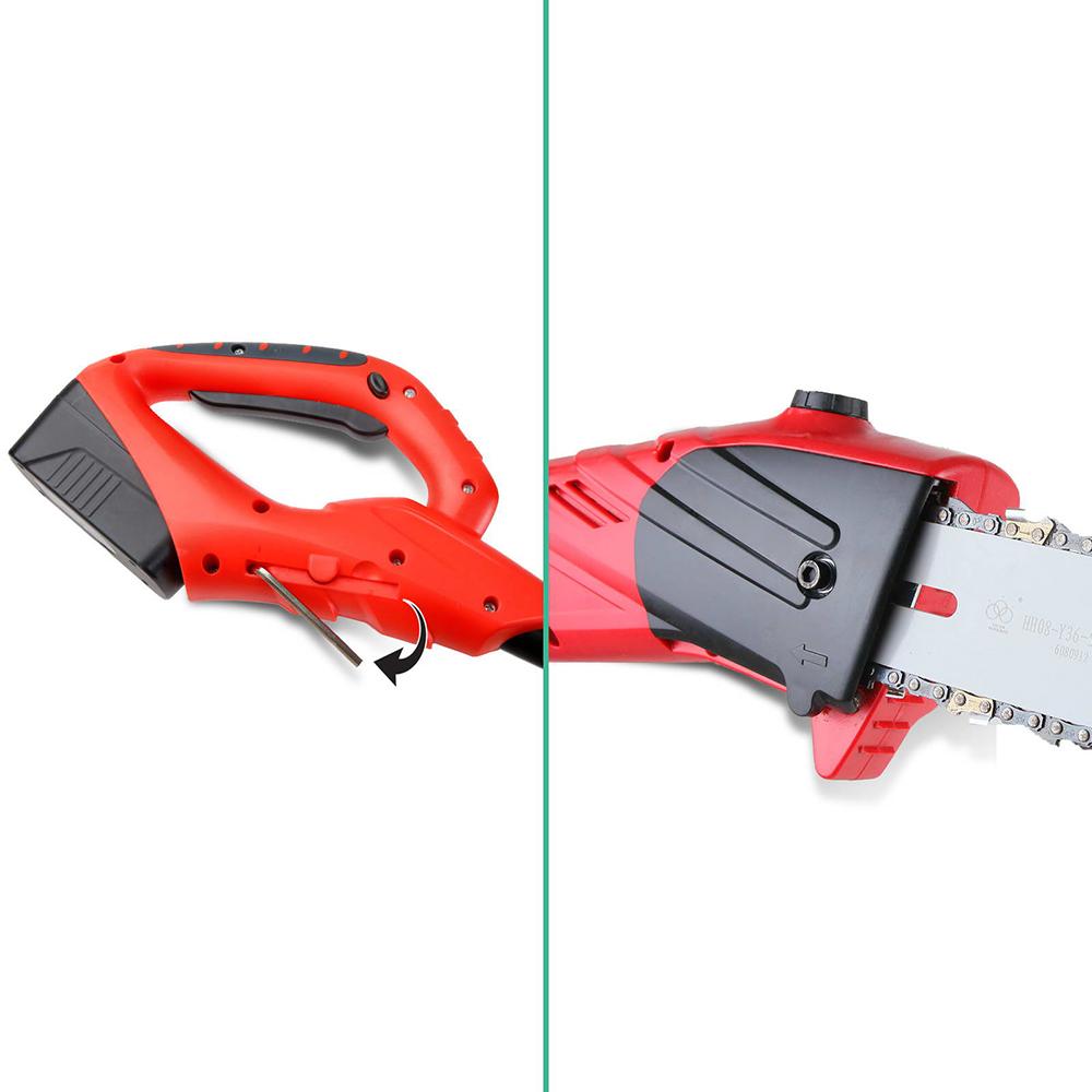 Chainsaw Cordless Pole Chain Saw 20V 8in Pruner 2.7m Long Reach Battery