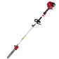 62CC Pole Chainsaw Hedge Trimmer Brush Cutter Whipper 9-in-1 5.6m Red