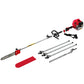 62CC Pole Chainsaw Hedge Trimmer 12in Chain Saw 5.6m Long Reach Red