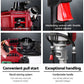 Petrol Post Driver 38CC 4-Stroke Rammer Pile Star Picket Fence Hole Drive Red