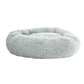 LARGE Dog Beds Pet 90cm Calming Soft Plush - Light Grey
