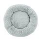 LARGE Dog Beds Pet 90cm Calming Soft Plush - Light Grey
