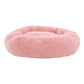 LARGE Dog Beds Pet 90cm Calming Soft Plush - Pink