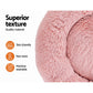 LARGE Dog Beds Pet 90cm Calming Soft Plush - Pink