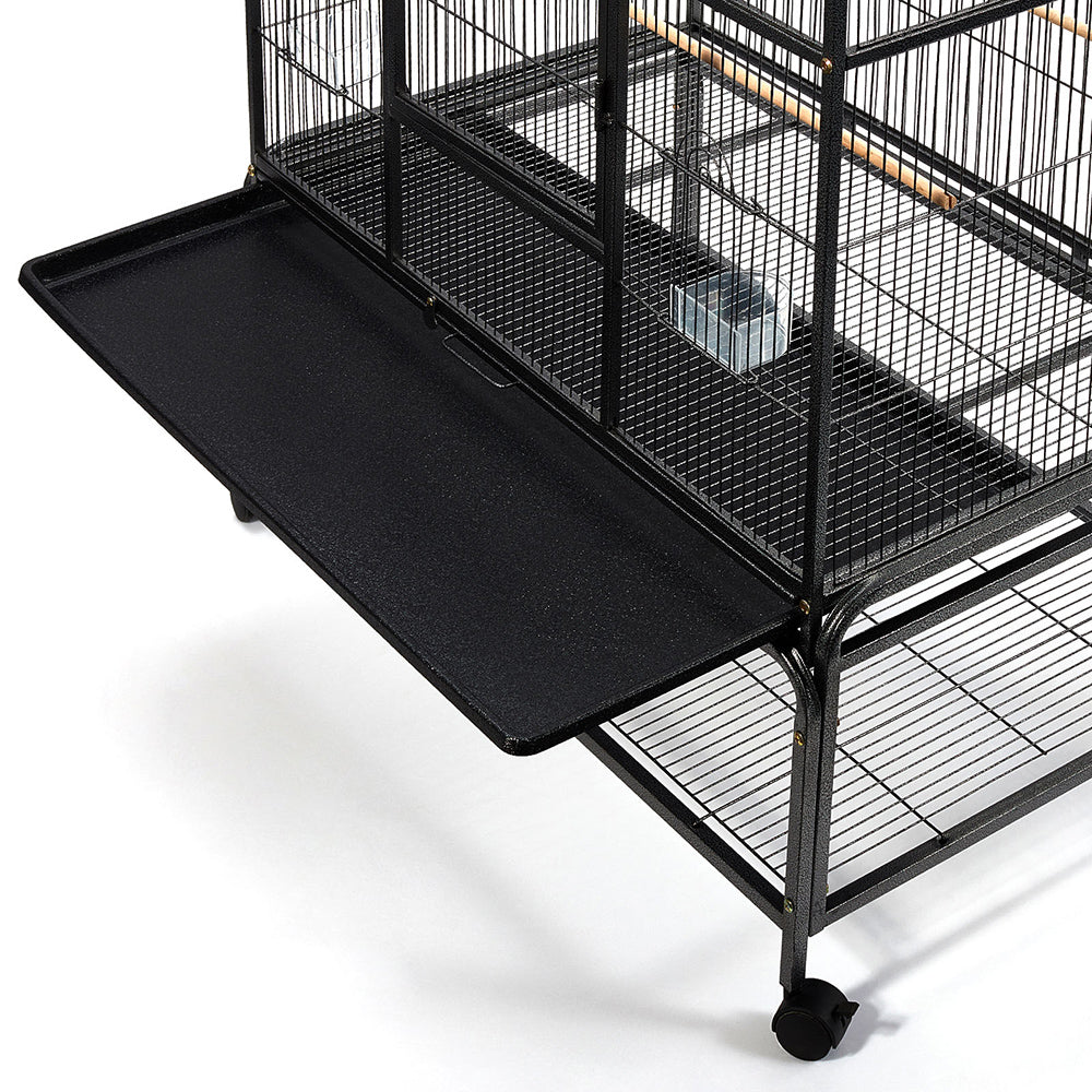Bird Cage Pet Cages Aviary 137cm Large Travel Stand Budgie Parrot Toys