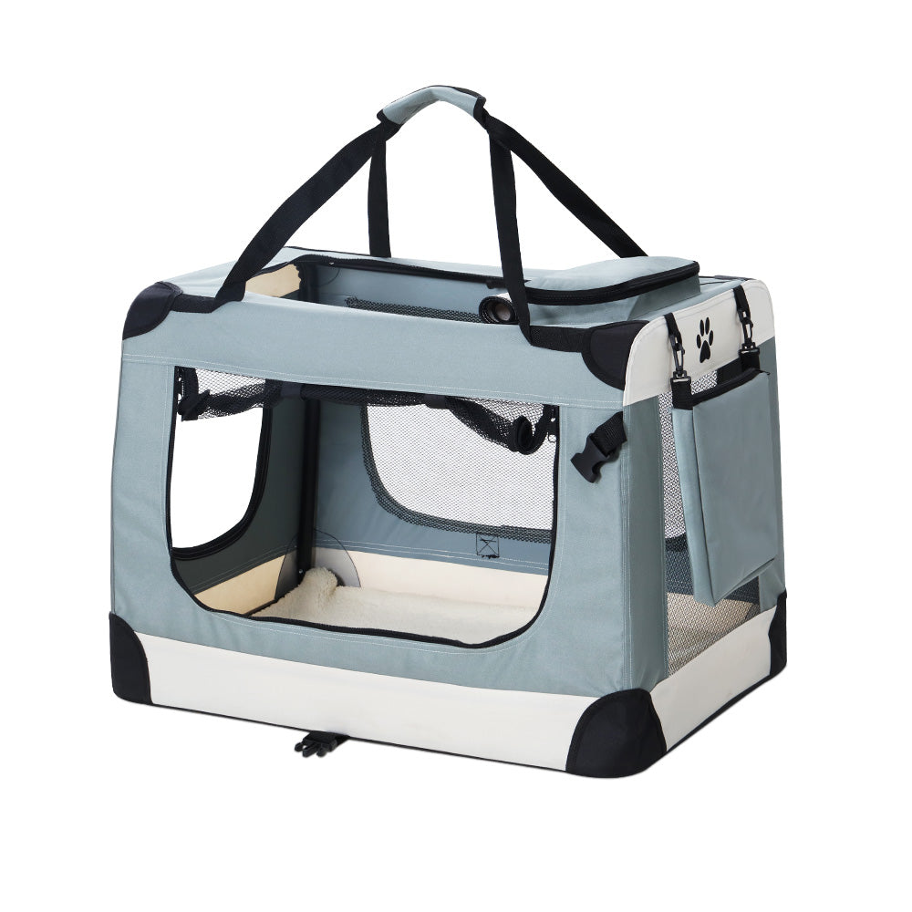 Pet Carrier Soft Crate Dog Cat Travel Portable Cage Kennel Foldable Large