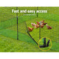 Poultry Chicken Fence Netting Electric wire Ducks Goose Coop 25Mx125CM