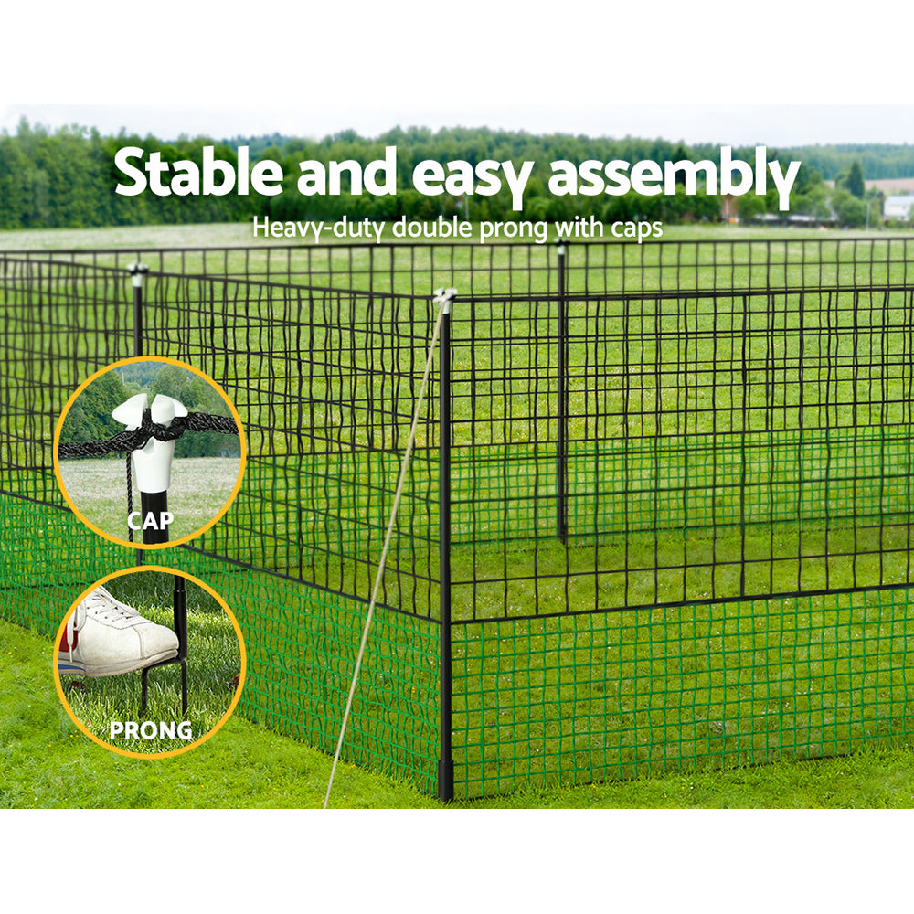 Poultry Chicken Fence Netting Electric wire Ducks Goose Coop 25Mx125CM