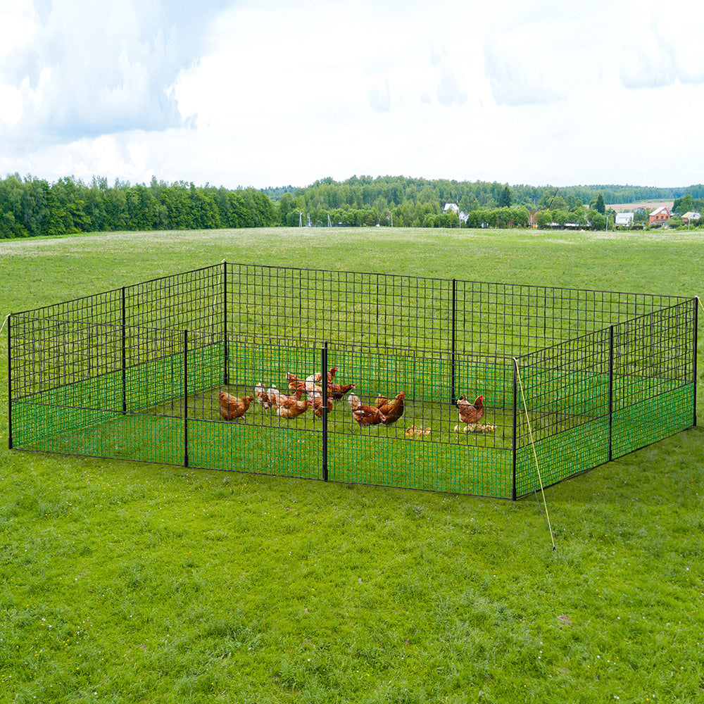 Poultry Chicken Fence Netting Electric wire Ducks Goose Coop 25Mx125CM