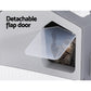 Cat Litter Box Large Tray Kitty Toilet Fully Enclosed House Hooded Scoop Mat - Grey