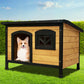 Dog Pet Kennel Dog House Wooden 96cm x 69cm x 66cm Large