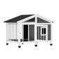 Dog Kennel House Large Wooden Outdoor Pet Kennels Indoor Puppy Cabin Home