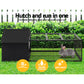 Rabbit Cage Hutch Cages Indoor Outdoor Hamster Enclosure Pet Metal Carrier 162cm Length