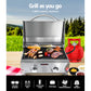 Portable Gas BBQ LPG Oven Camping Cooker Grill 2 Burners Stove Outdoor