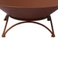 2 IN 1 Fire Pit Outdoor Pits Bowl Steel Firepit Garden Patio Fireplace Heater