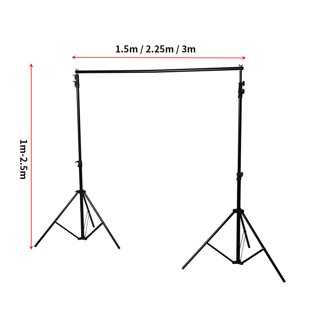 Backdrop Stand Screen Photo Background Support Stand Kit 2.5x3m Type 2