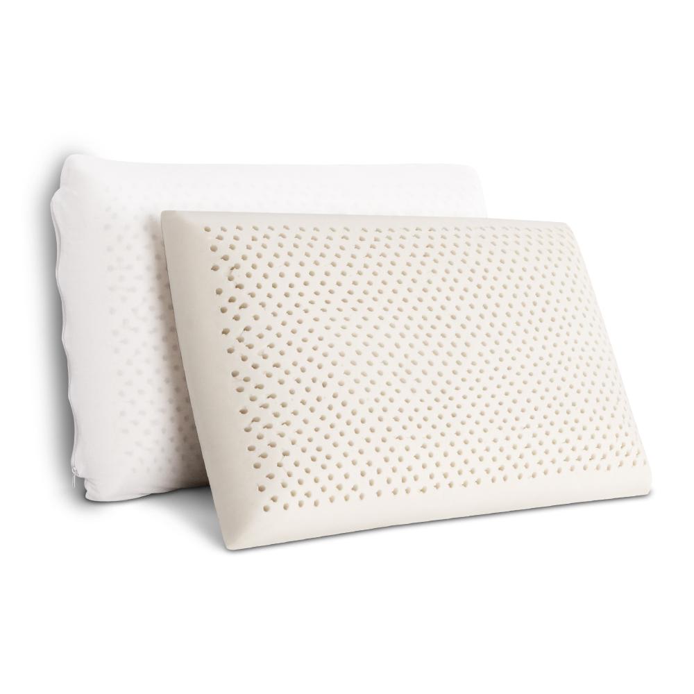 Set of 2 Natural Latex Pillow Classic