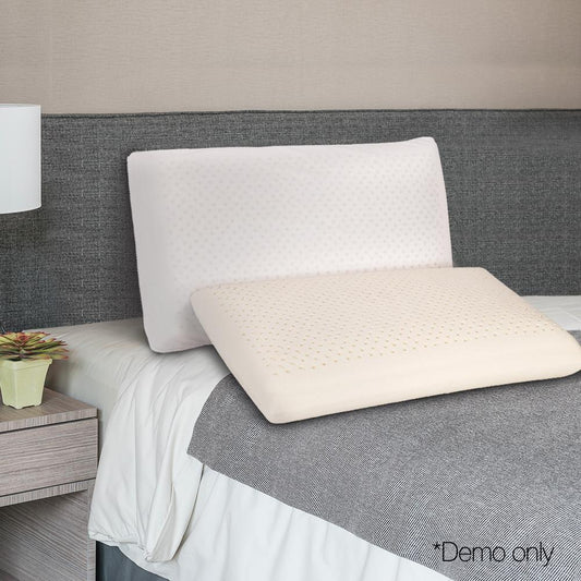 Set of 2 Natural Latex Pillow Classic