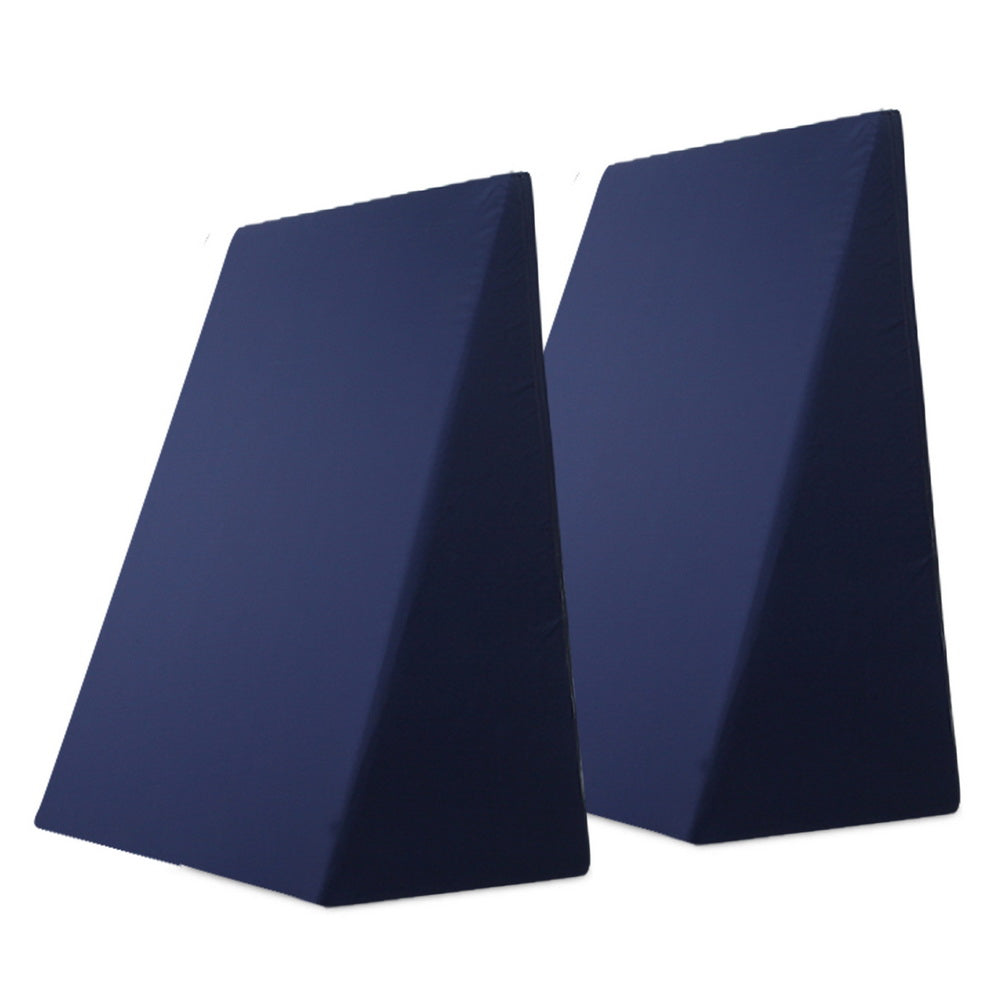 Set of 2 Wedge Pillow - Blue