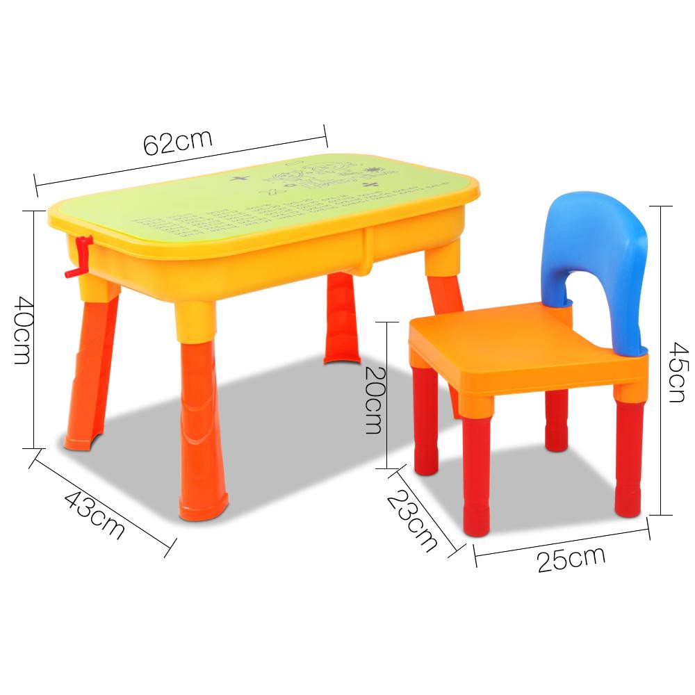 Patrice Kids Table & Chairs Set Sandpit - Multicolour
