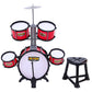 Kids 7 Drum Set Junior Drums Kit Musical Play Toys Children's Mini Big Band