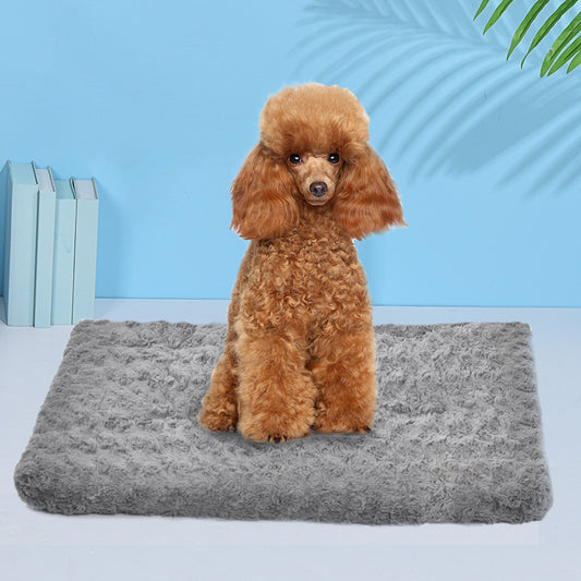 Pumi Dog Beds Pet Bedding Mattress Soft Pad Cushion Bed - Grey SMALL