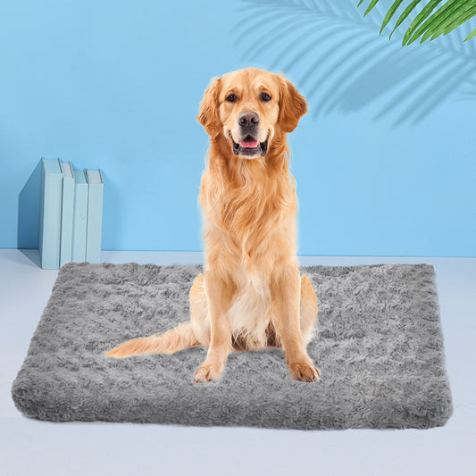 Pumi Dog Beds Pet Bedding Mattress Soft Pad Cushion Bed - Grey LARGE