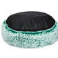 Foxhound Dog Beds Pet Cat Donut Nest Calming Mat Soft Plush Kennel - Teal LARGE