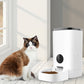Auto Feeder Pet Automatic Camera Cat Dog Smart Hd Wifi App Food Dispenser - White