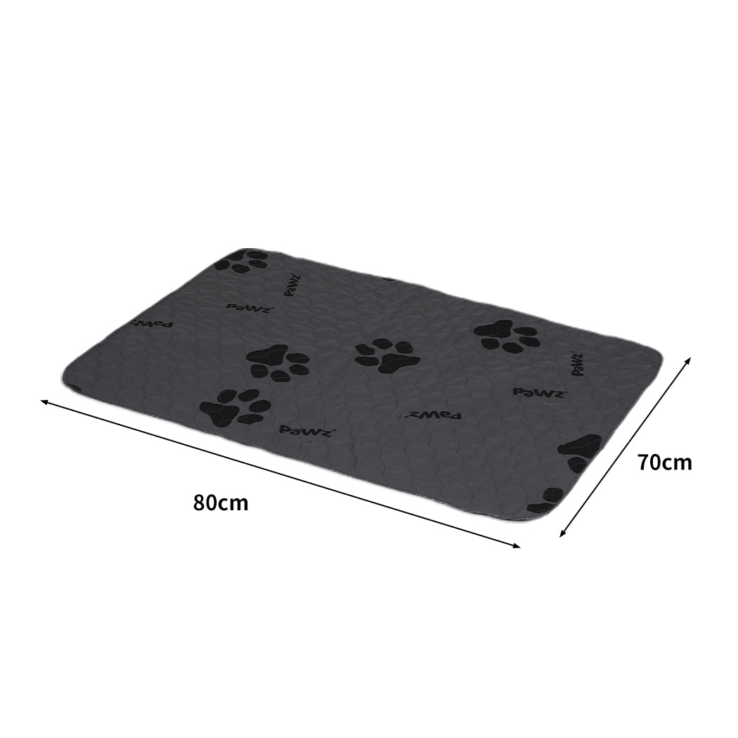 Set of 4 Washable Dog Puppy Training Pad Reusable Cushion Extra Large Grey