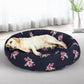 Weimaraner Dog Beds Calming Pet Cat Washable Portable Round Kennel Summer Outdoor - Navy XXLARGE