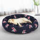 Weimaraner Dog Beds Calming Pet Cat Washable Portable Round Kennel Summer Outdoor - Navy XXXLARGE